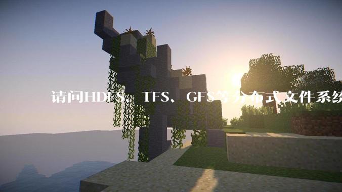 请问HDFS、TFS、GFS等分布式文件系统，哪个更适合用来做***存储？