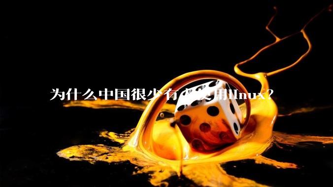 为什么中国很少有人使用linux？
