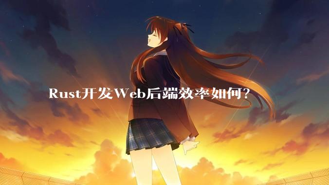 Rust开发Web后端效率如何？
